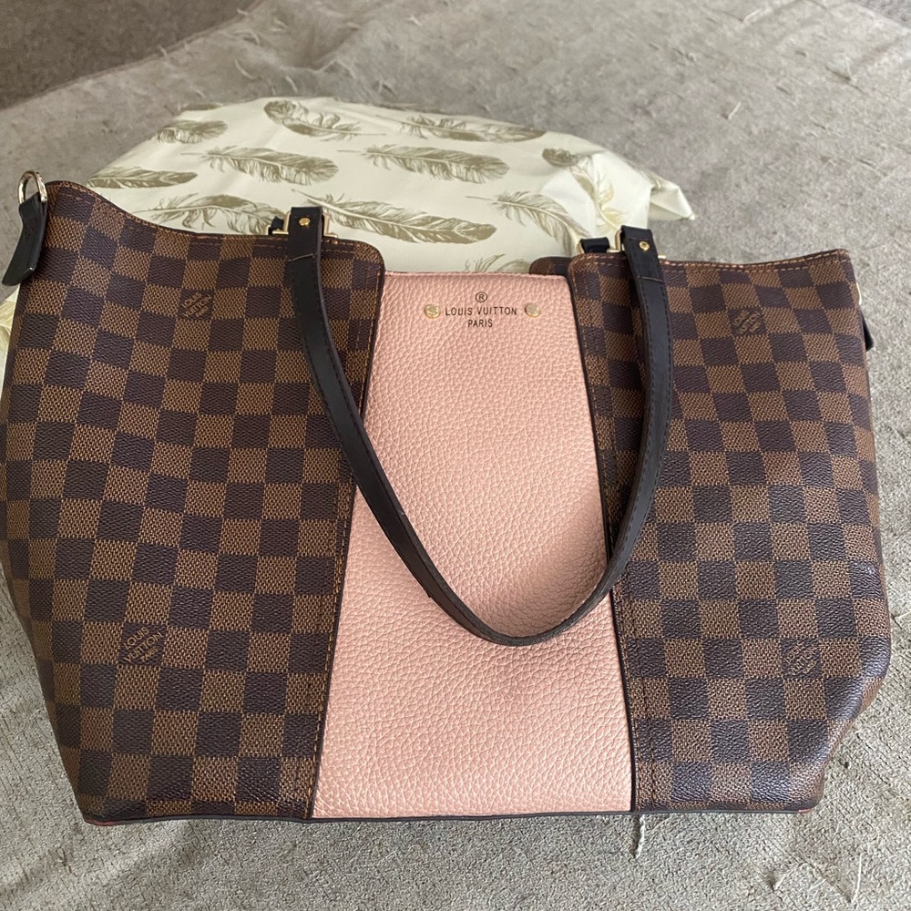 Louis Jersey f a k e Brown Tote Bag
